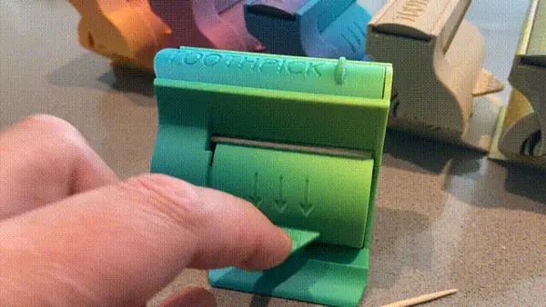 Toothpick Dispenser - Print in Place - No Supports