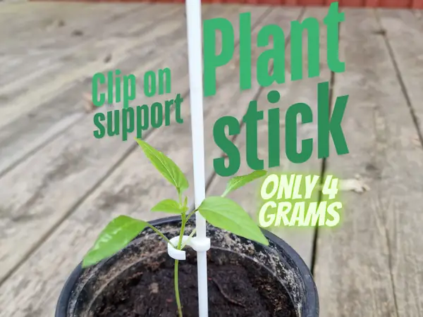 Plant Support Stick with Click-On Plant holder