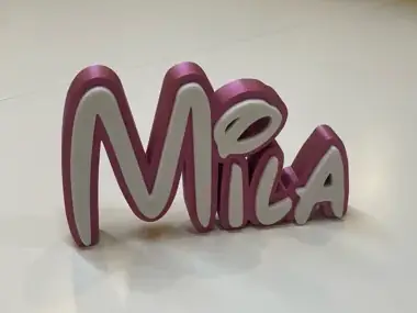 Mila Disney Name Sign Decorate Room child Birthday
