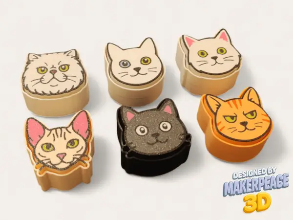 Cats - Fidget Clicker Set – 6 Purrfect Breeds!
