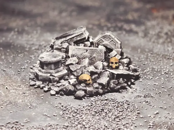 Dwarven Ruins Stone Pile Wargame Terrain