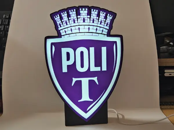 Leuchtkasten Politehnica Timișoara 3dversum