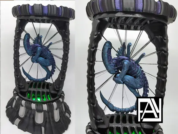 Suspended Alien Xenomorph