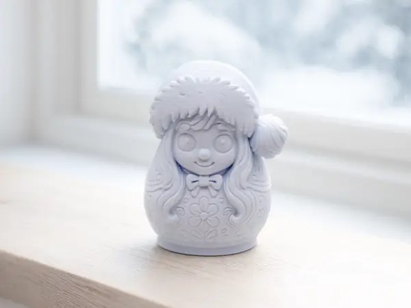 Frostfee im Wintermantel