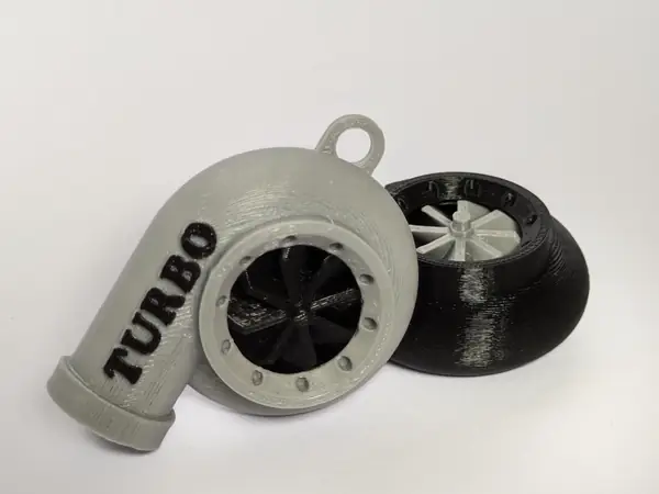 Spinning Turbo Keychain Whistle