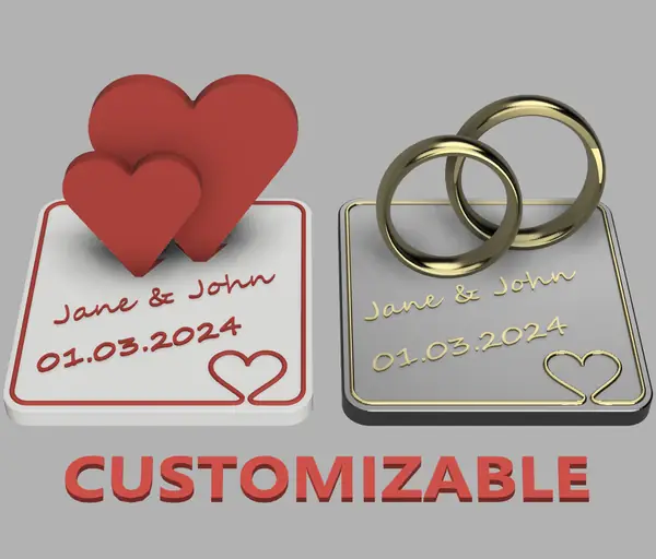 2 customizable Wedding gift (No MMU or AMS needed)
