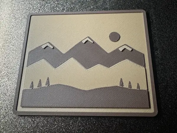 Parametric Mountain Landscape Art – Custom Relief