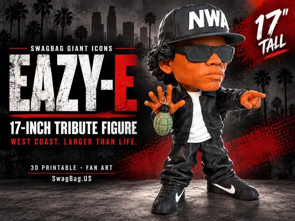 Eazy-E – 17-Inch Hip-Hop Icon Tribute Figure