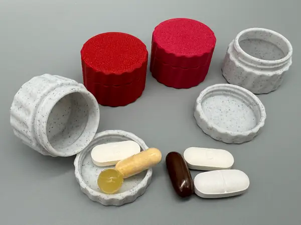 Pillendose Reiseetui Pillen Döschen für Unterwegs