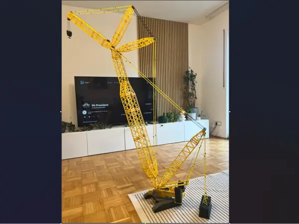 Liebherr LR 11000 Power Boom Scale 1:50 Raupenkran