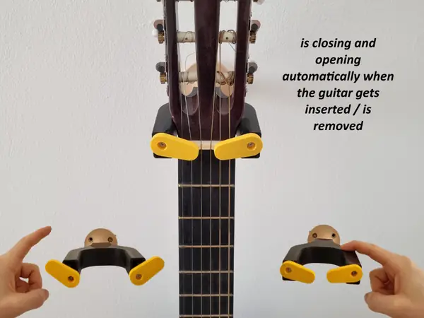 Guitar Holder (auto-closing / opening)