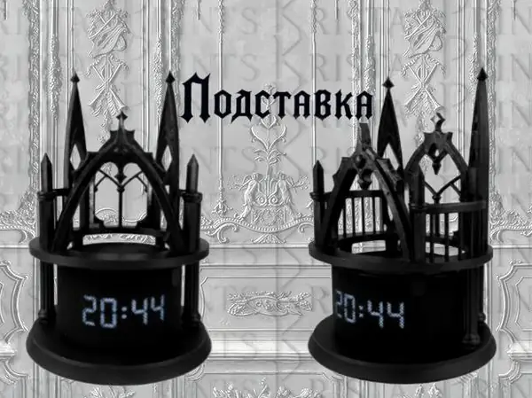 готическая подставка для колонки Алиса