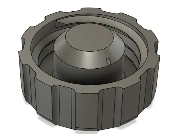 Leaf blower gas cap