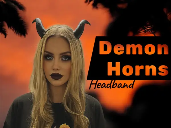 Haarreif Dämonen Hörner für Halloween