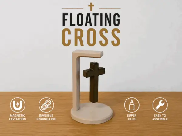 Floating Cross - No Electronics Required