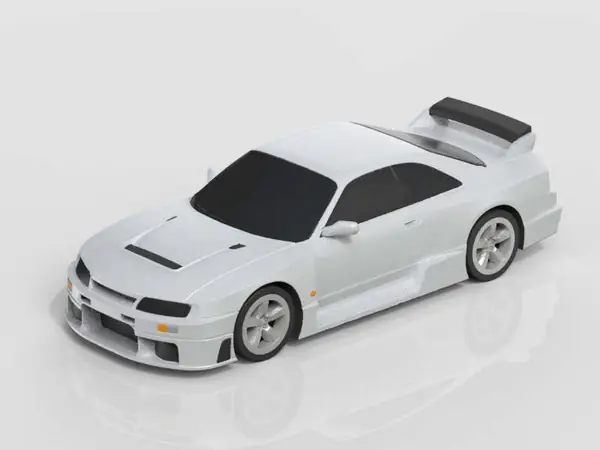 【Nissan】尼桑日产 Skyline GT-R R33 超跑 带底座展示架 组装/轮胎可动