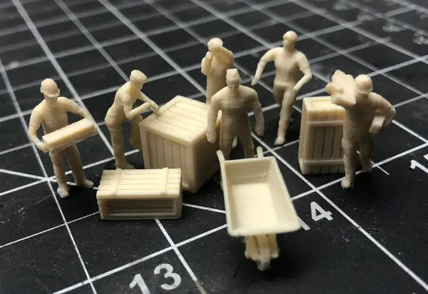 HO scale workers