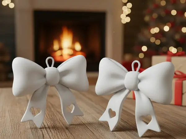 Christmas Tree Bows Ornaments