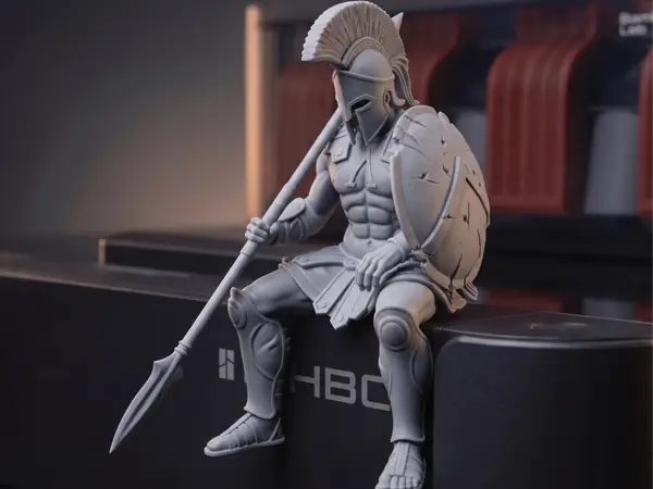 Resting Spartan Warrior