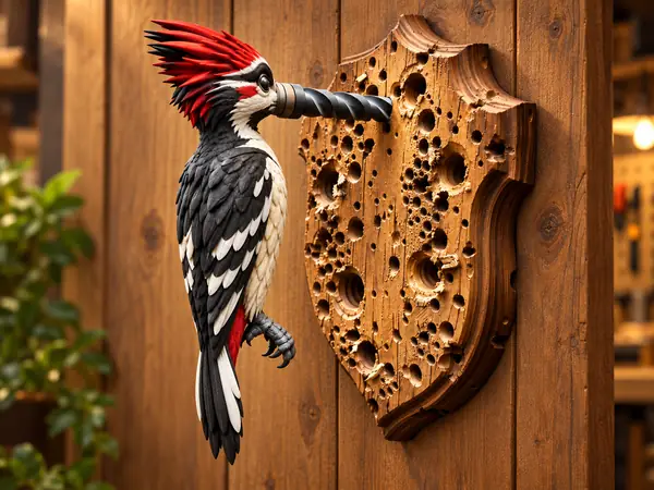 Drillpecker – Drill Woodpecker Wall Trophy