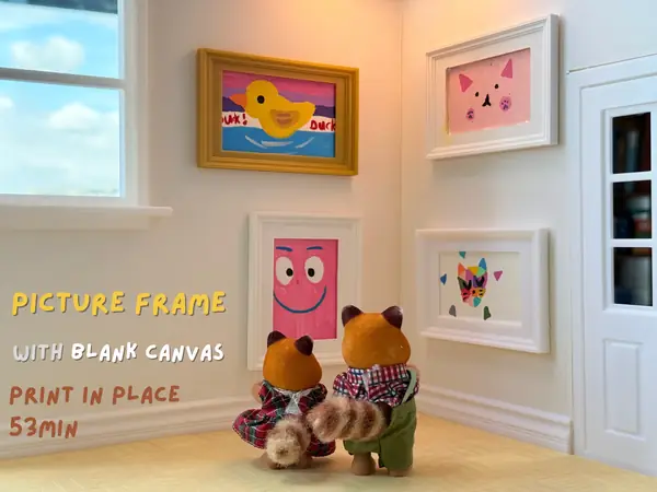 DIY Art!Frame with a Blank Canvas!