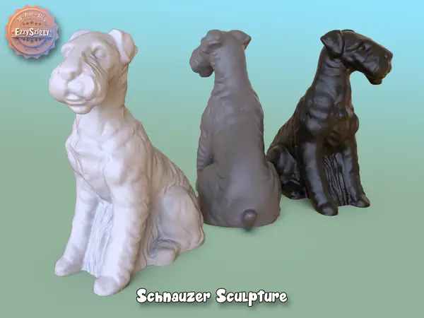 Schnauzer Sculpture
