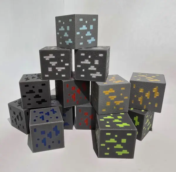 Minecraft Ore Block Toy