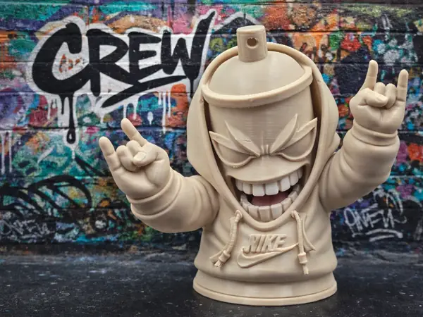 Graffiti Spray Can Figurine