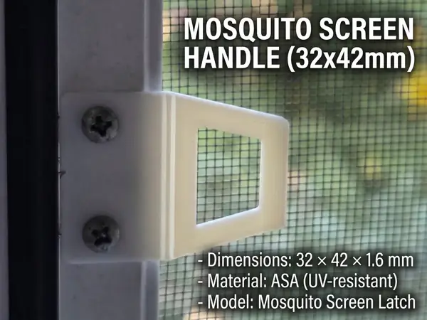 Mosquito Screen Handle