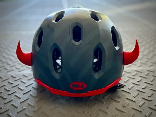 Bike Helmet Visor Devil Horns 3 Ways