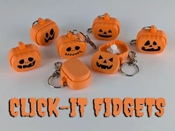 Pumpkin Click-it Fidgets for Halloween
