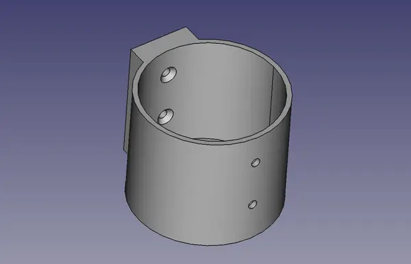 Singel spray can holder 67mm opening