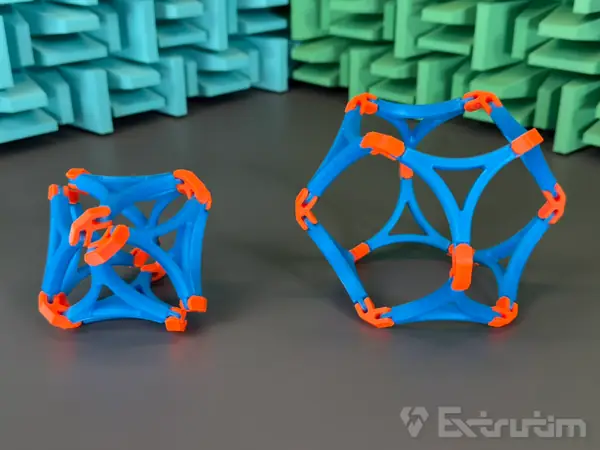 Fidget Toy | Octahedron Expanding Into Cuboctahedron