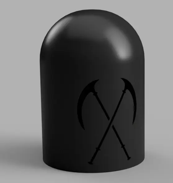 Protective cap for 50mm car towbar (halloween theme)