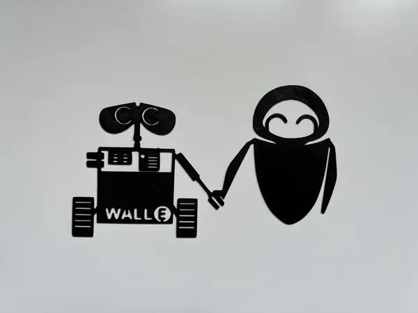 Wall E & Eve Wall Art #1