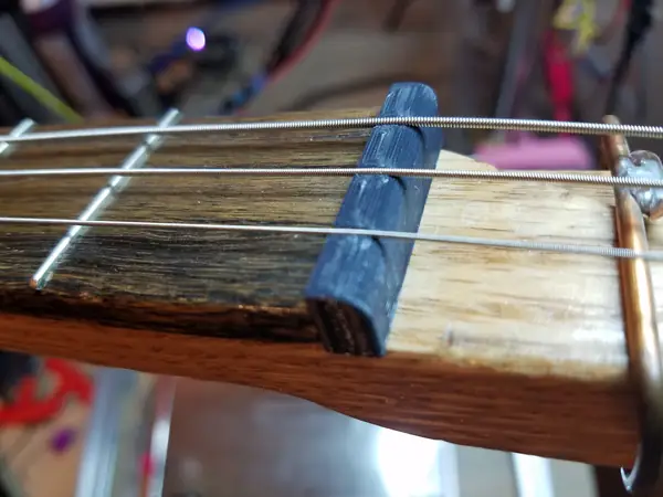 Nut for 3 string Cigar Box Guitar