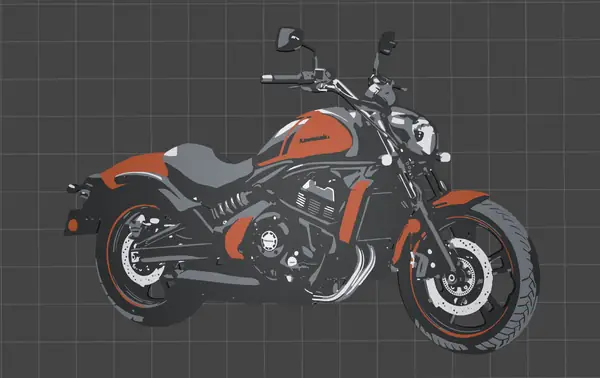 Kawasaki Vulcan 650 Keychain