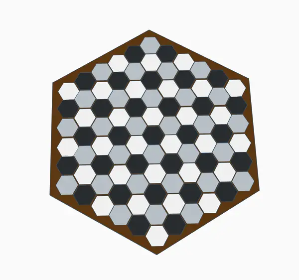 chess but hexagon