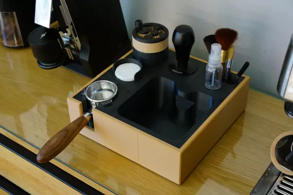 Coffee Blocks: The Modular Espresso Tamping Station