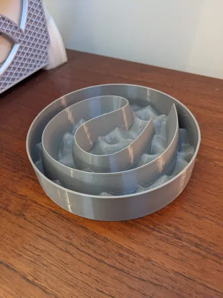 Dog puzzle bowl slow-feeder