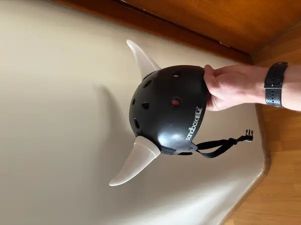 Curved Viking Helmet Horns