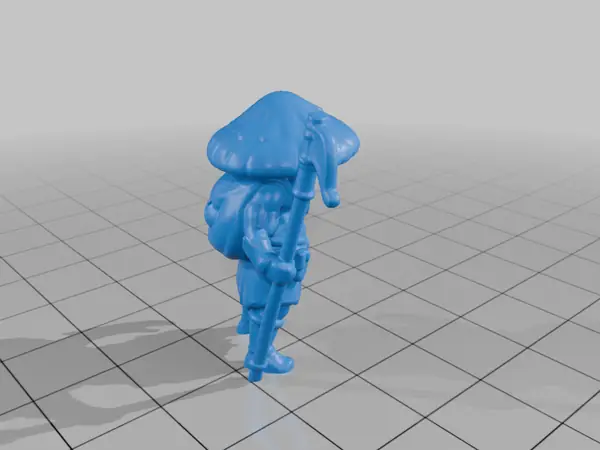 28mm DND Mushroom Forest Shaman Fantasy Miniature StarForge Kits 3D Print STL File
