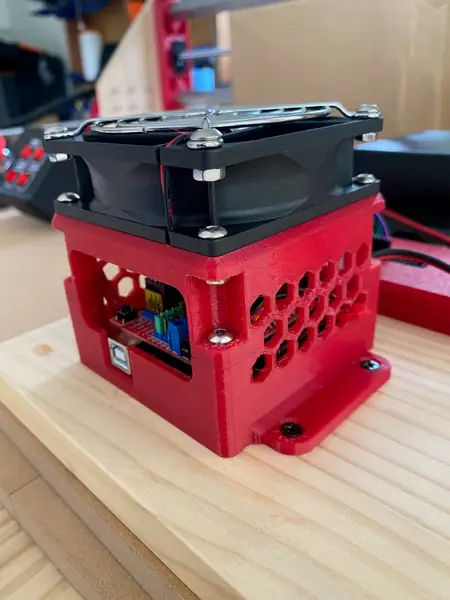 CNC Shield + Arduino Uno Case + Fan