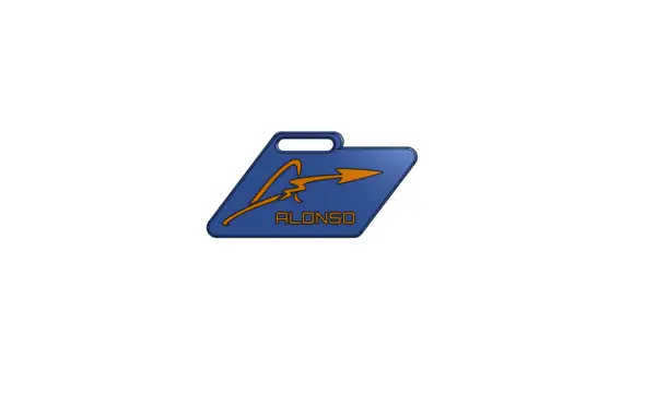 Fernando Alonso F1 keychain