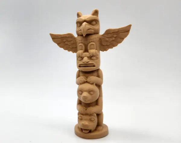 Full Eagle Totem Pole