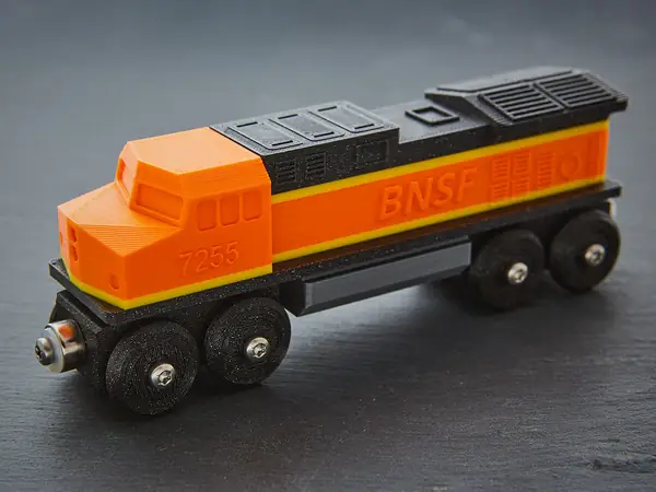 Toy Train BNSF locomotive BRIO / IKEA compatible