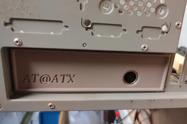 ATX IO-Shield for AT Mainboars (FreeCad) (AT IO-Shield)