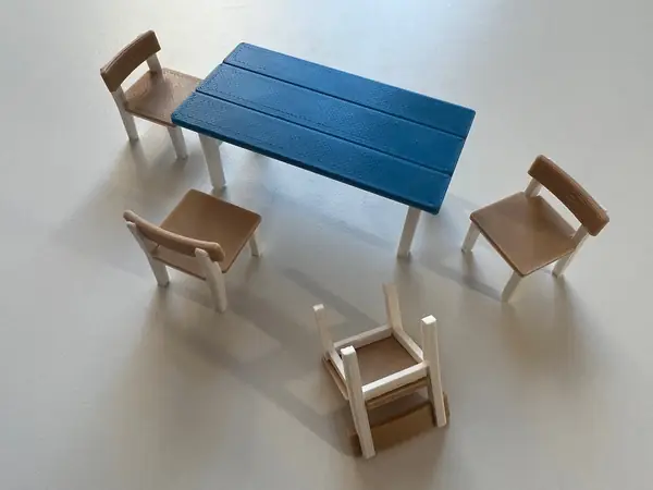 Dollhouse Dining Table Set