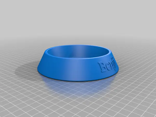 custom name dog or cat bowl