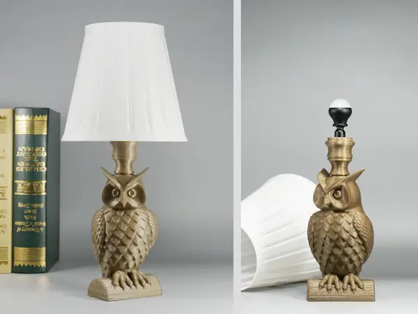 Owl Table Lamp – 3D Printed Animal Night Light